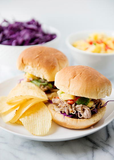 Tropical Pork Sliders Tropical Pork Sliders