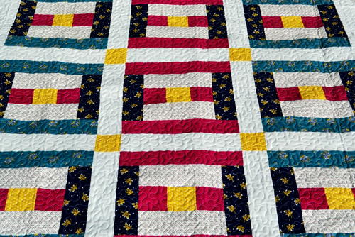 Patriotic Courthouse Steps Quilt Block Patriotic Courthouse Steps Quilt Block