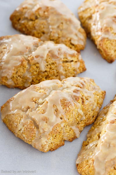 Sweet Potato Scones with Brown Sugar Glaze Sweet Potato Scones with Brown Sugar Glaze
