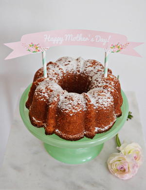 Mother's Day DIY Cake Topper
