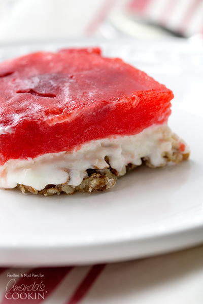 Super Strawberry Pretzel Salad Super Strawberry Pretzel Salad
