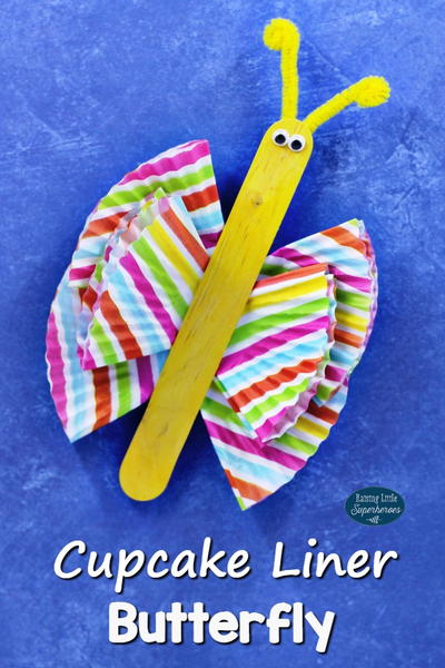 Cupcake Liner Butterfly Craft Cupcake Liner Butterfly Craft