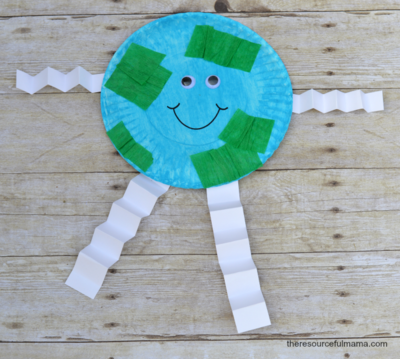 Earth Day Paper Plate Craft for Kids