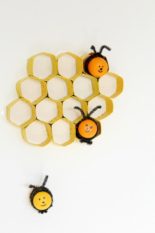 Honeycomb Toilet Paper Roll Crafts