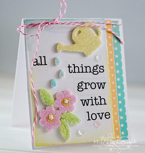 Grow With Love Handmade Card Grow With Love Handmade Card