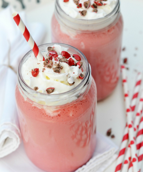 Valentines Red Velvet Cake Milkshakes Valentine's Red Velvet Cake Milkshakes