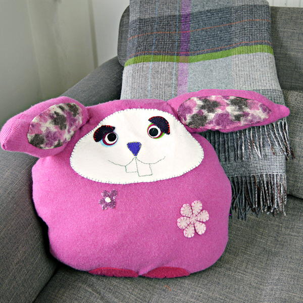 Upcycled Sweater Bunny Craft Upcycled Sweater Bunny Craft