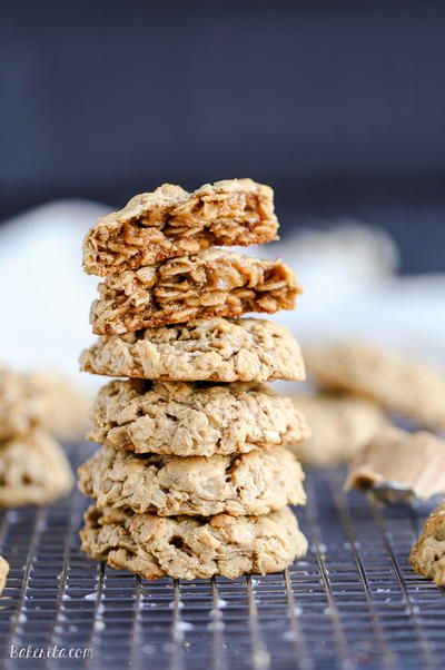 Peanut Butter Oatmeal Cookies (GF)