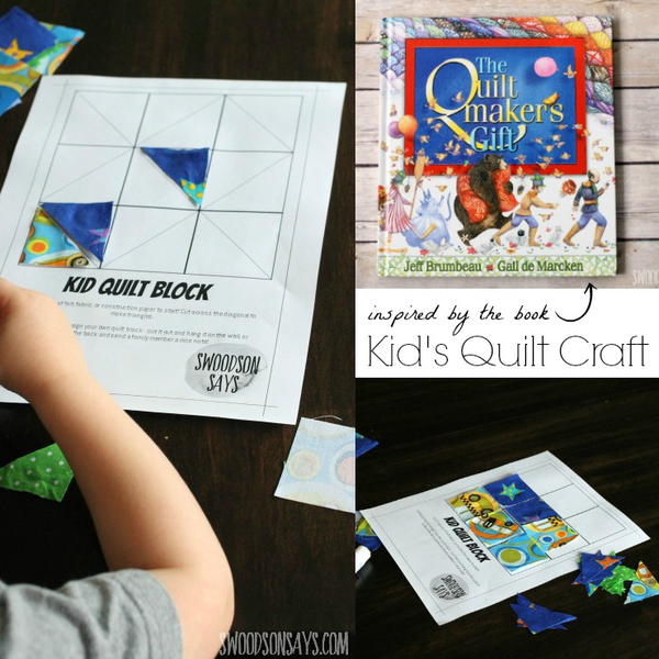 Kids Quilt Block Craft Kids Quilt Block Craft
