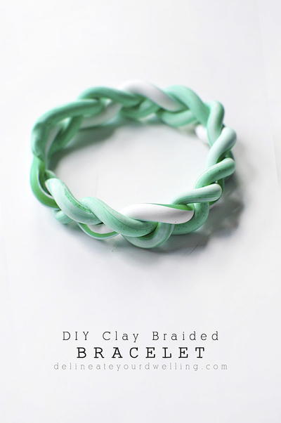 Marbled Clay DIY Bracelet Marbled Clay DIY Bracelet