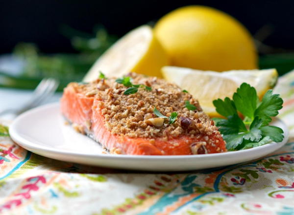 Maple Pecan Crusted Salmon Maple Pecan Crusted Salmon