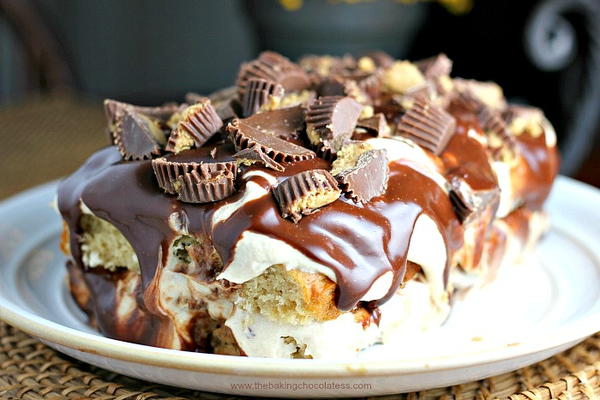 Ultimate Chocolate Peanut Butter Explosion Cake Ultimate Chocolate Peanut Butter Explosion Cake