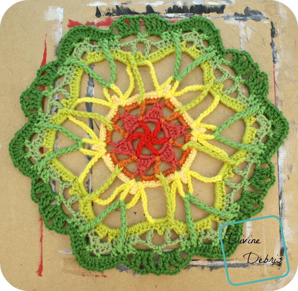 Blooming Crochet Mandala