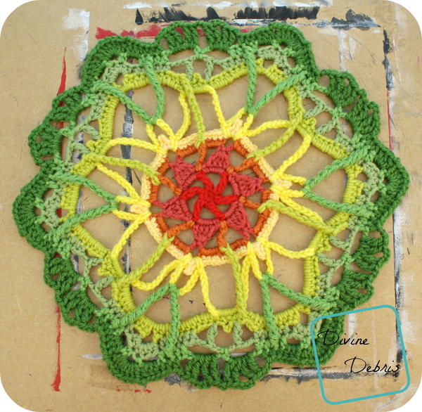 Blooming Crochet Mandala Blooming Crochet Mandala