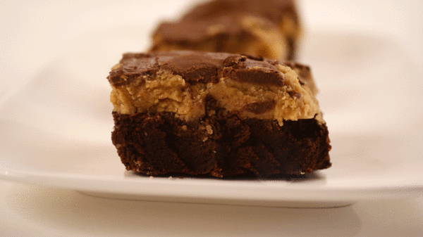 Chewy Buckeye Brownies Chewy Buckeye Brownies