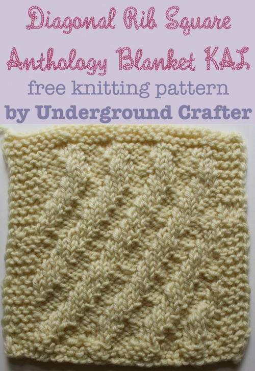 Diagonal Rib Square Diagonal Rib Square