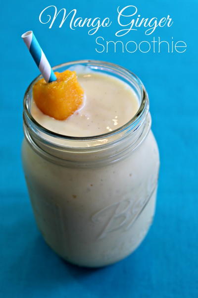 Mango Ginger Smoothie Mango Ginger Smoothie