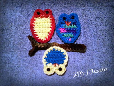 Owl Trio Crochet Pattern