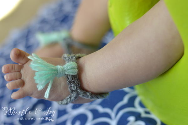 Baby Tassel Barefoot Sandals Baby Tassel Barefoot Sandals