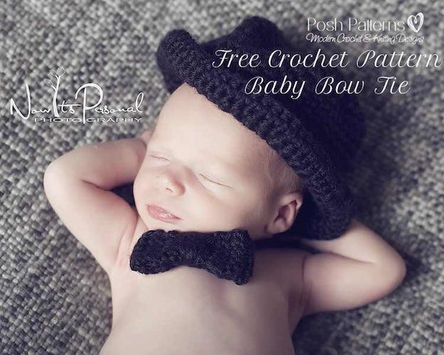 Baby Bow Tie Crochet Pattern Baby Bow Tie Crochet Pattern