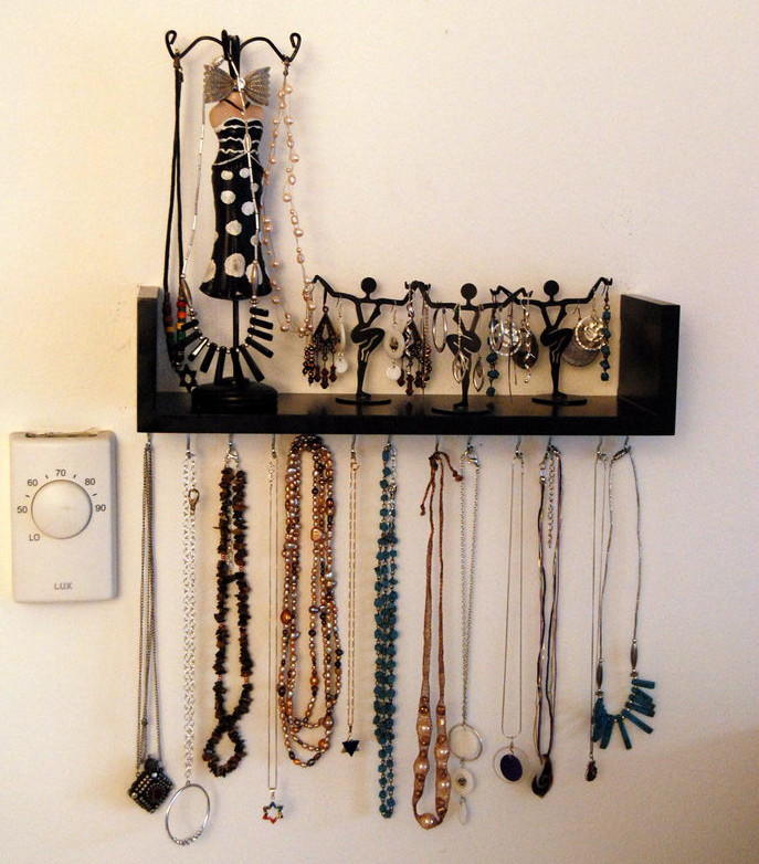 Wall Mounted Diy Jewelry Shelf Organizer Diyideacenter Com