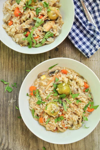 Chicken Mushroom Risotto