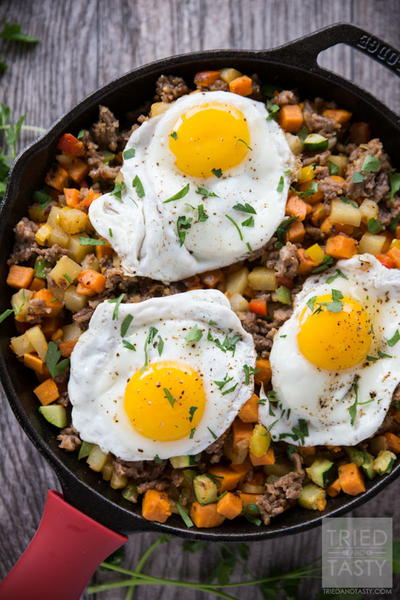 Sweet Potato Sausage Breakfast Hash Sweet Potato & Sausage Breakfast Hash