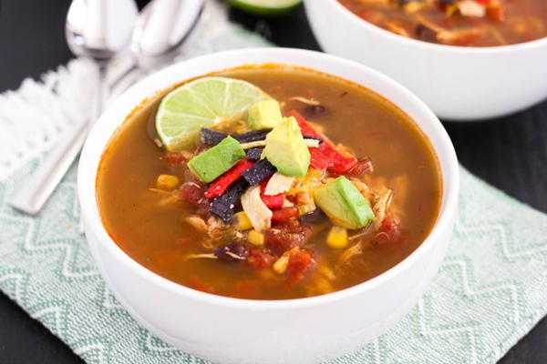 Slow Cooker Chicken Tortilla Soup Slow Cooker Chicken Tortilla Soup