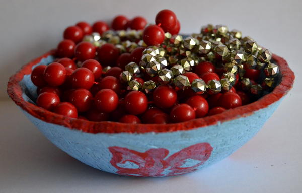 Baked Clay Butterfly Bowl Baked Clay Butterfly Bowl