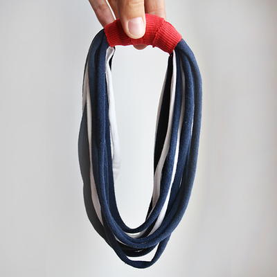 Last-Minute T-Shirt Necklace