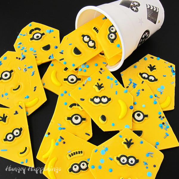 Minions White Chocolate Bark Minions White Chocolate Bark