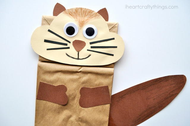 Chipper Chipmunk Bag Puppet Chipper Chipmunk Bag Puppet