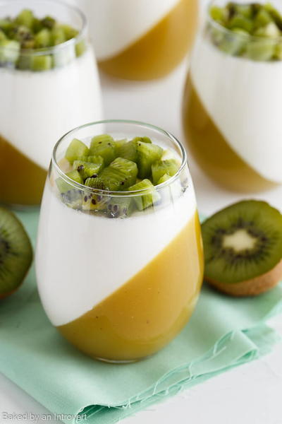 Kiwi Passion Fruit Panna Cotta Kiwi Passion Fruit Panna Cotta