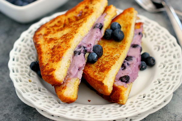 Blueberry Cheesecake Stuffed French Toast