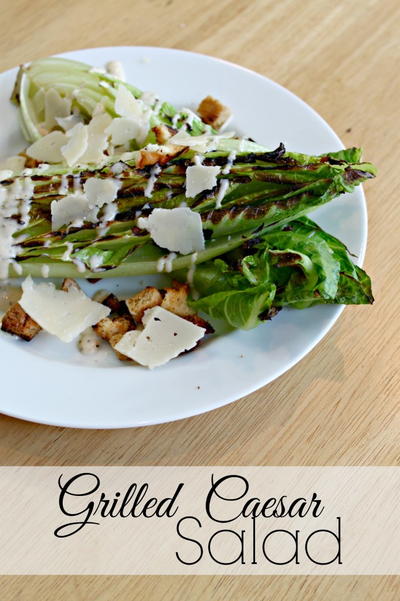 Easy Grilled Ceasar Salad Easy Grilled Caesar Salad