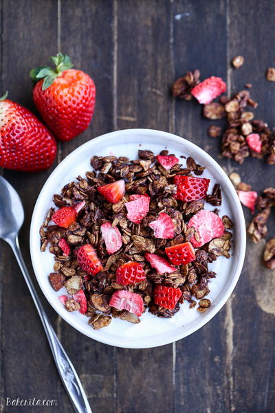 Chocolate Strawberry Granola