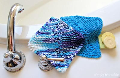 Diagonal Lace Knitting Pattern Diagonal Lace Knitting Pattern