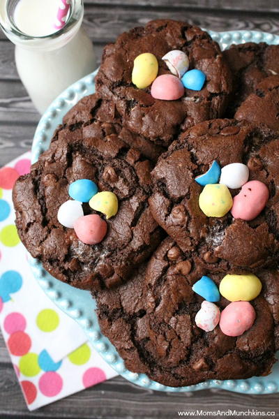 Triple Chocolate Cookies Triple Chocolate Cookies