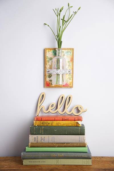 Recycled Bottle Wall Vase Recycled Bottle Wall Vase