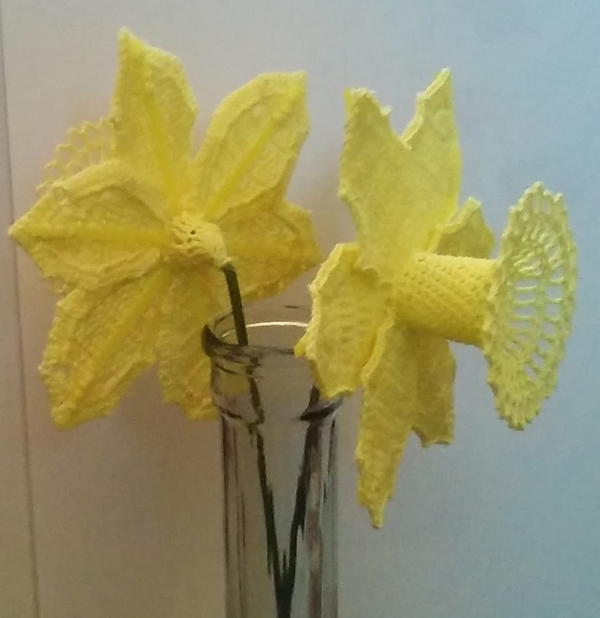 3D Crocheted Daffodil 3D Crocheted Daffodil