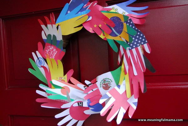 World Peace DIY Wreath World Peace DIY Wreath