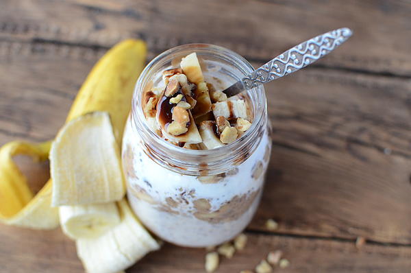 Overnight Chocolate Banana Oats Overnight Chocolate Banana Oats