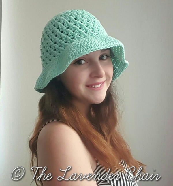 Crossed Double Crochet Sun Hat Crossed Double Crochet Sun Hat