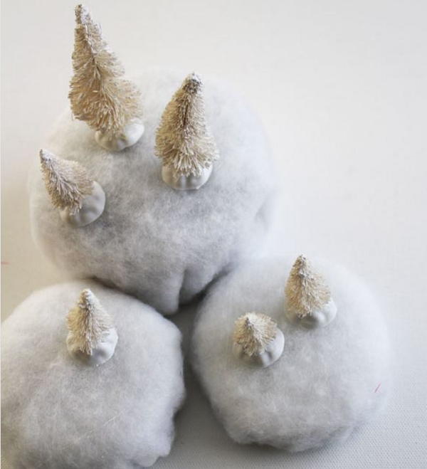 Snowy Scene DIY Centerpieces Snowy Scene DIY Centerpieces