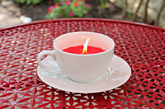 Cute DIY Teacup Candle Cute DIY Teacup Candle