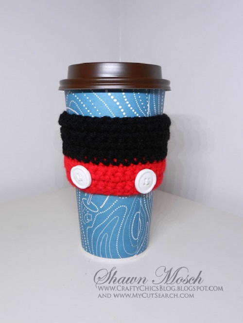 Mickey Mouse Coffee Sleeve Mickey Mouse Coffee Sleeve