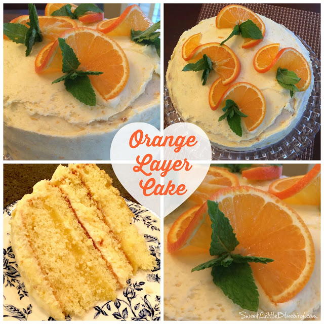 Orange Layer Cake Orange Layer Cake
