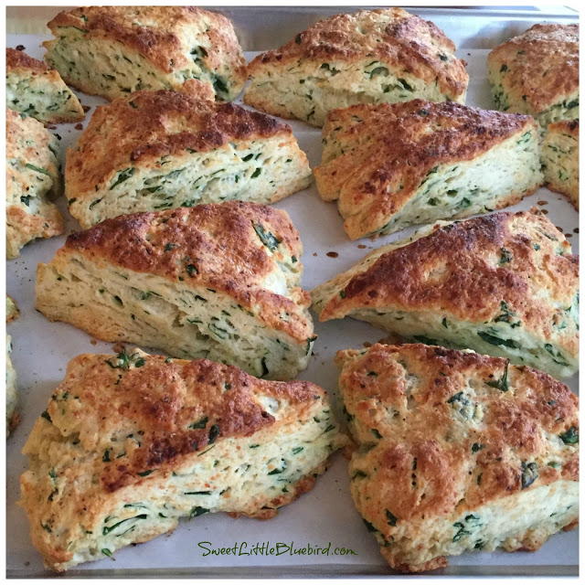 Spinach Feta Scones