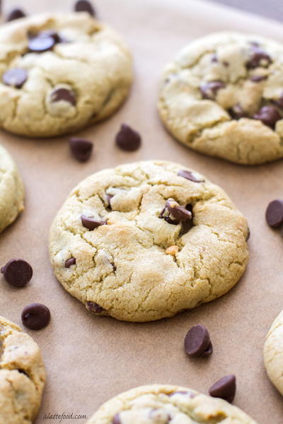 Pistachio Pudding Chocolate Chip Cookies Pistachio Pudding Chocolate Chip Cookies