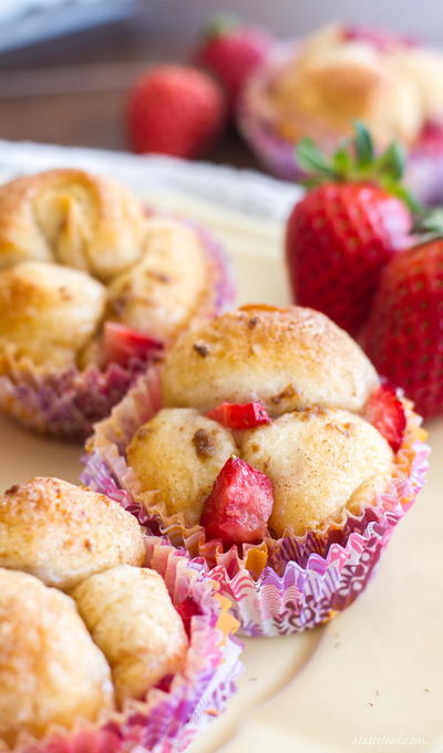 Strawberry Cheesecake Monkey Bread